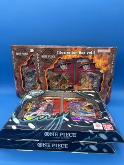 One Piece Illustration Box Vol.5 & Vol.6 - Sealed Total Lot Of 4 (2 Each) - Image 1