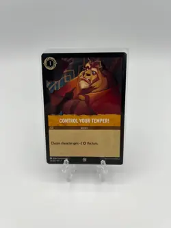 Disney Lorcana Control Your Temper! 26/204 Non-Foil Common Mint - Image 1