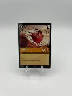 Disney Lorcana Pumbaa Friendly Warthog 17/204 Non-Foil Common Mint - Image 1