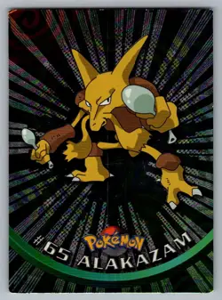 Alakazam #65 Topps Trading Cards Series 1 Pokemon MP - Image 1