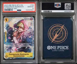 Donquixote Rosinante OP12-108 PSA 10 GEM MINT Parallel Alt Art One Piece Card - Image 3