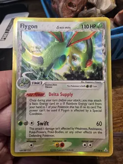 Flygon Delta Species Reverse Holo Card 7/110 Holon Phantoms 2006 MP - Image 1