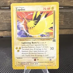 Pokemon Zapdos 23/53 Wotc Promo Basic 70 HP Card 2000 English Regular - Image 1