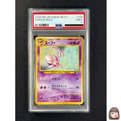 [PSA 9] Espeon Pokemon Card Japanese No. 196 Neo Discovery Vintage Holo - Image 1