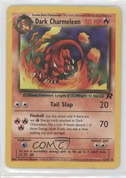 Dark Charmeleon Pokemon Team Rocket #32 2000 READ - Image 1
