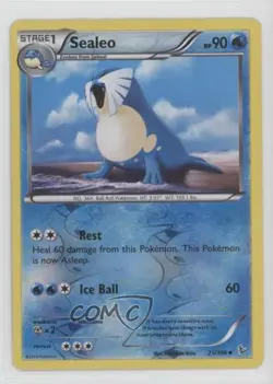 Sealeo Reverse Foil Pokemon XY Flashfire #25 - Image 1