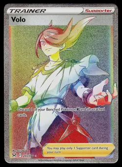Pokemon Card - Volo Lost Origin 211/196 Rare Rainbow 2022 - Image 1