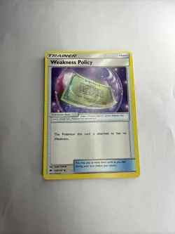 Pokemon TCG Weakness Policy Burning Shadows 126/147 Regular Uncommon Card NM - Image 1
