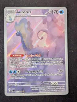 Aurorus 092/088 Illustration Rare Full Art Pokemon Card Perfect Order English - Image 1