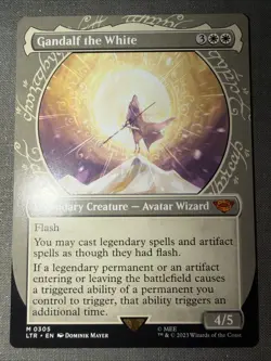 Mtg Gandalf The White - Showcase NONE Foil! Lord Of The Rings M 0305 NM - Image 1