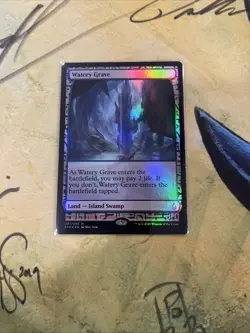 Watery Grave Zendikar Expeditions Foil NM Excellent Condition - Image 1