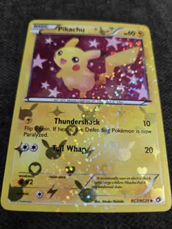 Pokemon Pikachu TCG RC7/RC25 Legendary Treasures Holo Card 2013 - Image 2