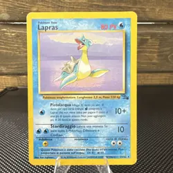 Pokemon Lapras 25/62 Fossil Rare 80 HP Basic 1999 English Regular 1st Edition - Image 1