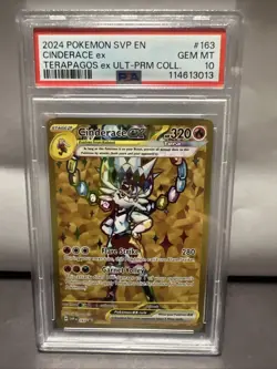 PSA 10 Cinderace Ex 2024 Pokemon Svp En-Sv Black Star Promo - Image 1