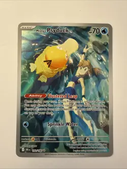 Misty’s Psyduck 193/182 Illustration Rare 2025 Pokemon Destined Rivals Card NM+ - Image 1