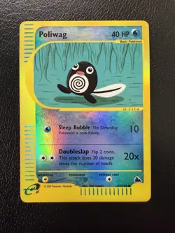 Pokemon TCG Poliwag #87/144 Reverse Holo Skyridge 2003 NM - Image 1