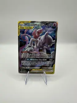 Pokemon Mewtwo and Mew GX SM191 Sun And Moon HP (See Pictures For Condition) - Image 4