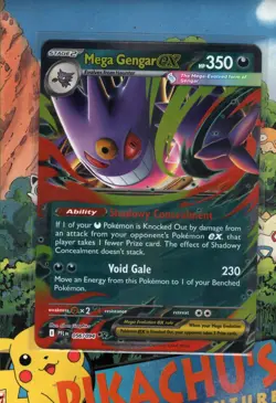 Pokemon TCG Mega Gengar ex 056/094 Me02: Phantasmal Flames Holo NM/M - Image 1