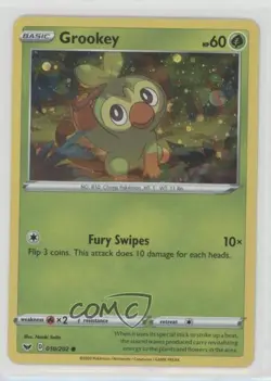 Grookey (Collector's Chest Cosmos Holo) Holo Pokemon Sword & Shield #010 - Image 1