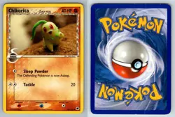 Chikorita 44/101 Common Dragon Frontiers Pokemon MP - Image 3