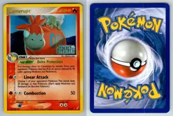 Camerupt 3/100 Holo Rare Crystal Guardians Pokemon MP - Image 3