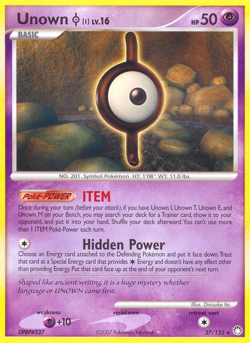 Unown [I] 37/123 Rare Mysterious Treasures Pokemon MP - Image 4