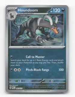 Pokemon TCG - Houndoom (Master Ball Pattern) 063/131 NM SV: Prismatic Evolutions - Image 1