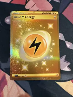 Pokemon 2023 Scarlet & Violet Basic Electric Energy 257/198 Gold Hyper Rare - Image 1