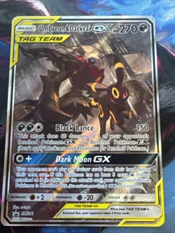 Pokemon TCG Umbreon & Darkrai GX SM241 Sun & Moon Promo - Image 1