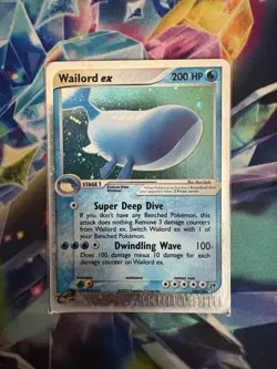 Pokemon TCG Wailord EX Holo Sandstorm #100 - Image 1