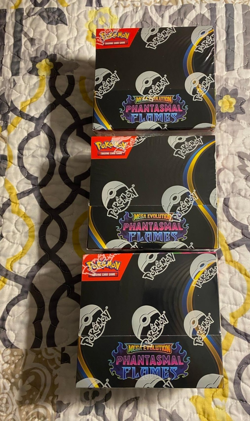 Pokemon Mega Evolution Phantasmal Flames Booster Box Pokemon TCG Lot of 3 - Image 1