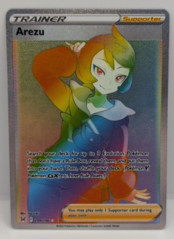 Arezu (Secret) 204/196 Swsh11: Lost Origin Holo NM Pokemon - Image 1
