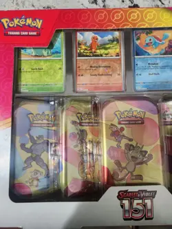 Pokemon TCG Scarlet & Violet 151 5-Pack of Mini Tins and 4 Promos Costco Bundle - Image 2