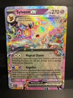 Pokemon TCG Sylveon EX Prismatic Evolutions Double Rare Holo 86/191 - Image 1