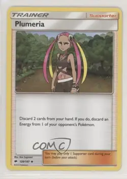 Plumeria Pokemon Sun & Moon Burning Shadows #120 - Image 1