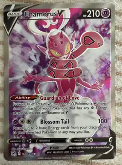 Pokemon TCG Enamorus V (Full Art) 178/196 Swsh11: Lost Origin Holo - Image 1