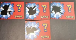 EEVEE X VAPOREON X FLAREON X JOLTEON LOT - WHOS THAT POKEMON VINTAGE 1997 HOLO - Image 2