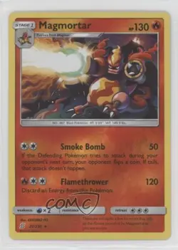 Magmortar Reverse Foil Pokemon Sun & Moon Unified Minds #22 - Image 1