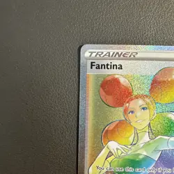 Pokemon Fantina Full Art Secret Rare Holo Trainer 206/196 Lost Origin - NM - Image 3