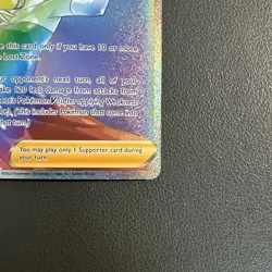 Pokemon Fantina Full Art Secret Rare Holo Trainer 206/196 Lost Origin - NM - Image 5