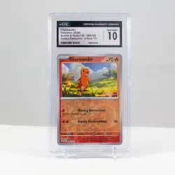 Pokemon Charmander Reverse Holo #4 Scarlet & Violet 151 Costco - CGC 10 Gem Mint - Image 2
