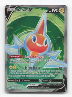 Pokemon TCG - Rotom V 176/196 Near Mint Ultra Rare Lost Origin - Image 1