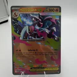 Mega Charizard X Ex Ascended Heroes Black Star Promo Holo Foil #29 Pokemon NM - Image 1