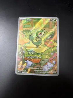 Snivy 087/086 Illustration Rare SV: Black Bolt - English Pokemon TCG NM - Image 1