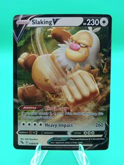 2022 Pokemon Go Slaking V #058 Extremely LP+ - Image 1