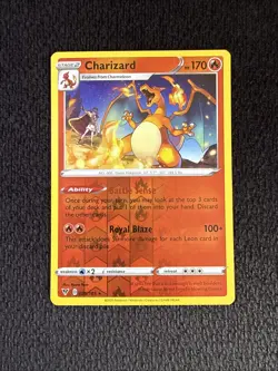 Pokemon Vivid Voltage - Charizard 25/185 Reverse Holo Rare NM - Image 1