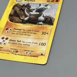 Pokemon Rhydon SWIRL H27/H32 Holo Rare Skyridge HP - Image 4