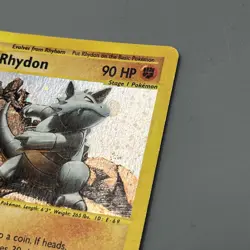 Pokemon Rhydon SWIRL H27/H32 Holo Rare Skyridge HP - Image 5