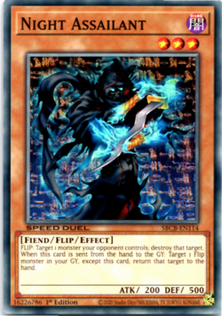 NIGHT ASSAILANT SBCB-EN114 - Common - 1st Edition Yugioh - Image 1