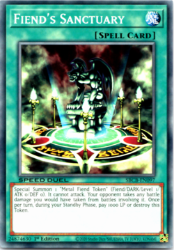FIEND'S SANCTUARY SBCB-EN097 - Common - 1st Edition Yugioh - Image 1